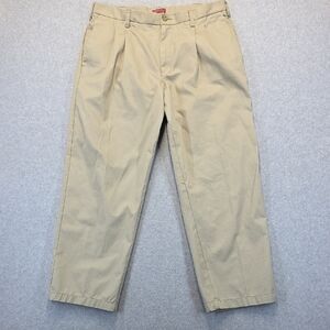 Merona Ultimate Khaki Pants Men’s 38x30 Beige Cotton Chinos Casual Workwear